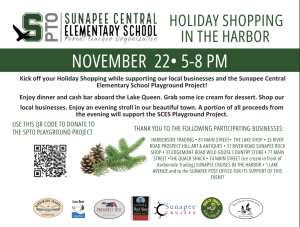 SPTO Shopping Night in the Harbor @ Sunapee Harbor